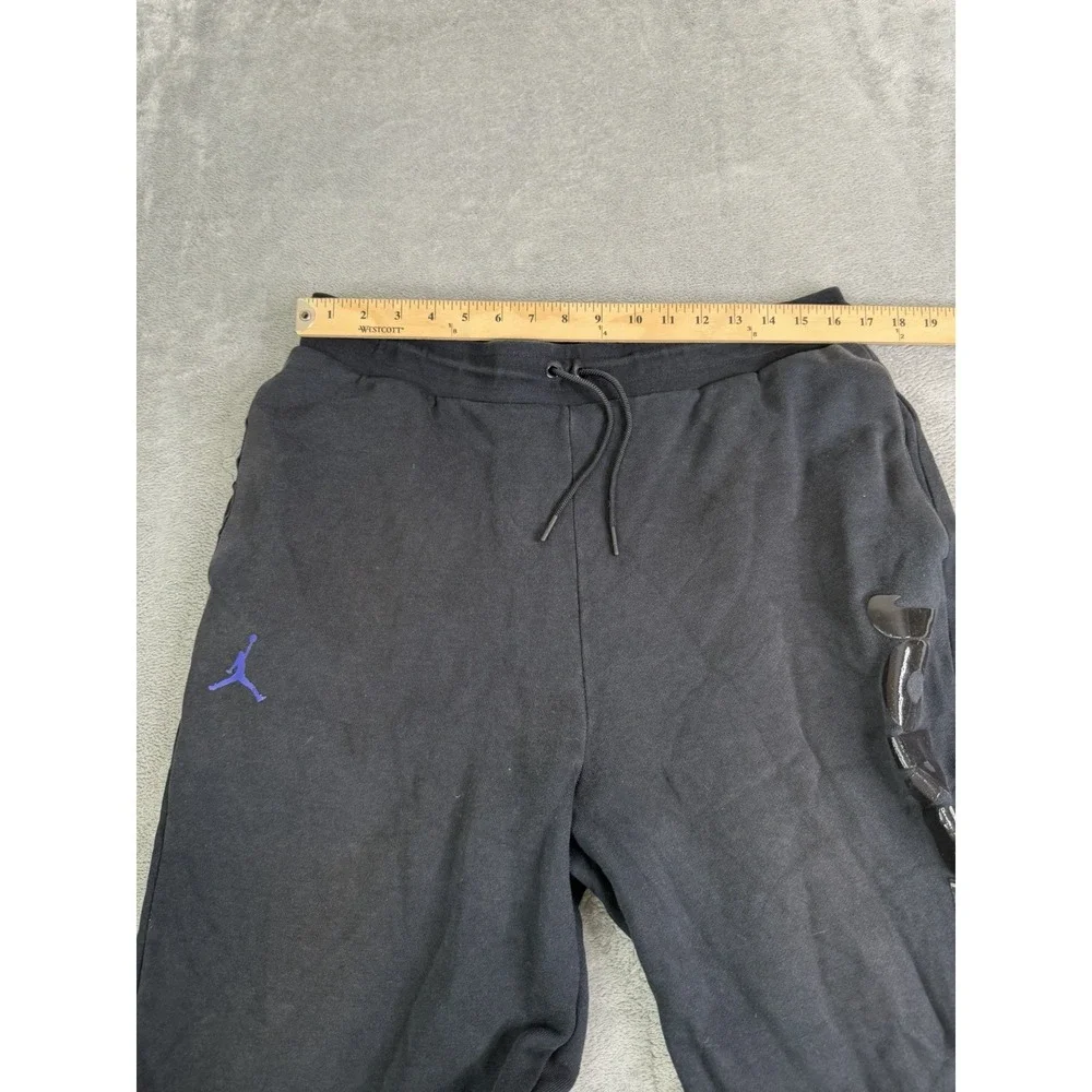 Jordan Legacy AJ11 Fleece Jogger Sweatpants Men's Size Large Black